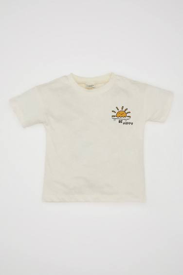 Baby Boy Printed Short Sleeve T-Shirt