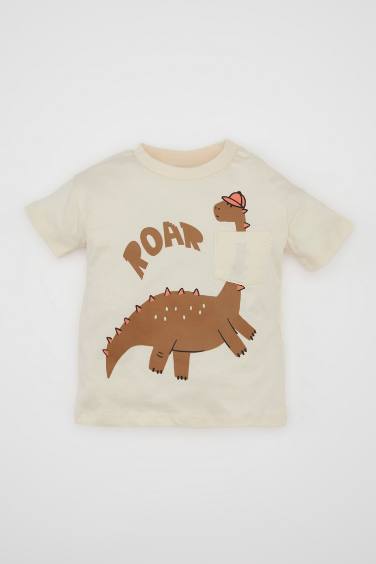 Baby Boy Dinosaur Printed T-Shirt