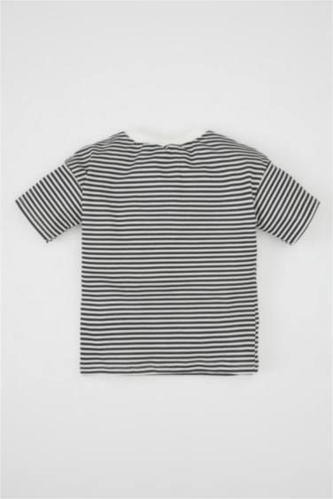 Baby Boy Disney Mickey & Minnie Striped T-Shirt