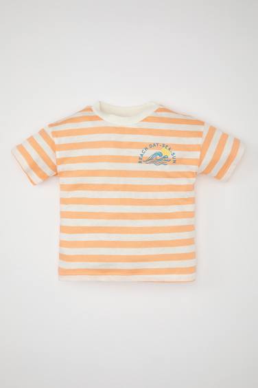 Baby Boy Regular Fit Striped T-Shirt