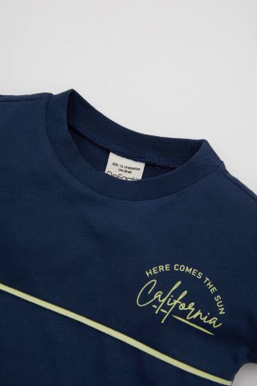 Baby Boy Printed Short Sleeve T-Shirt