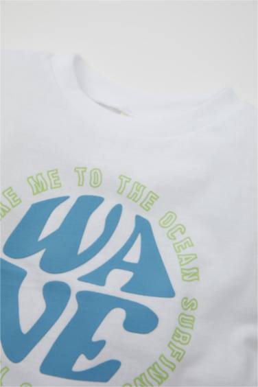 Baby Boy Printed Short Sleeve T-Shirt