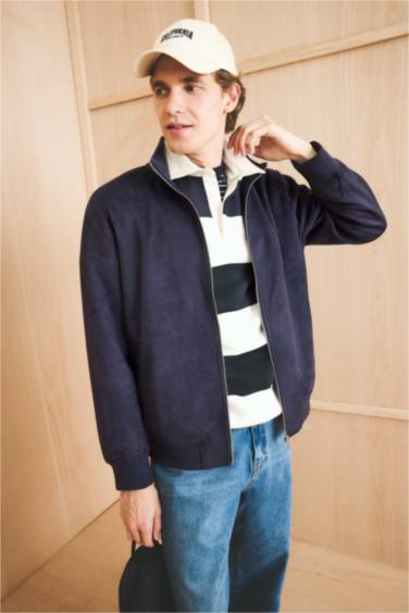 جاكيت شمواه سليم فيت بياقة عالية