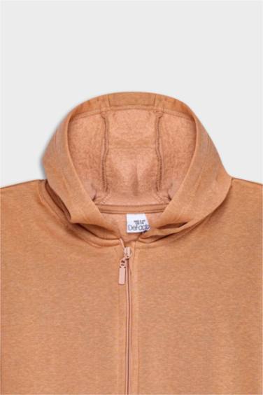 كارديجان بيبي بناتي بني قصة عادية بكابيشون ببطانة ناعمة