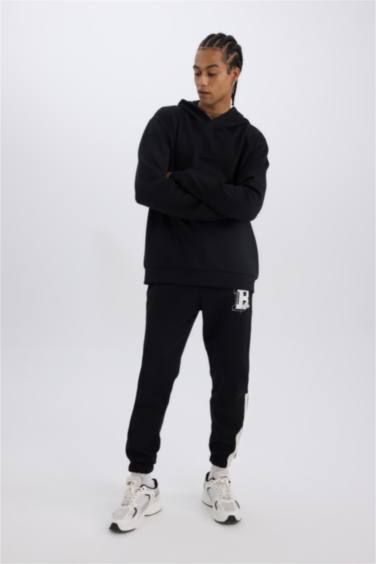 DeFactoFit NBA Boston Celtics Jogger Eşofman Altı Standart Fit Beli Bağcıklı Cepli Lastikli Paça