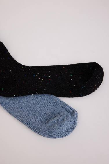 Ерлерге мақта 2 қысқы шұлықтар