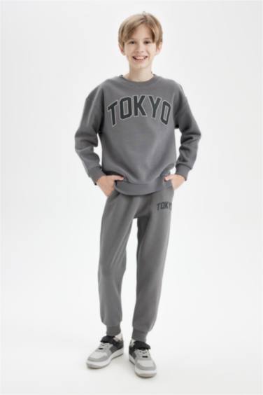 سروال سويت بانتس ولادي جوجر قصة عادية ورجل مطاطي