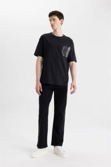 Diago Comfort Fit Rahat Kalıp Yüksek Bel Geniş Paça Jean Pantolon