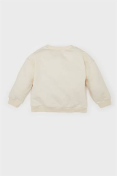 Сәби Қыз қалыпты пішім романтикалық велосипед мойыны Свитер