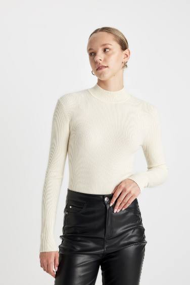 Slim Fit Half Turtleneck Knitwear Pullover