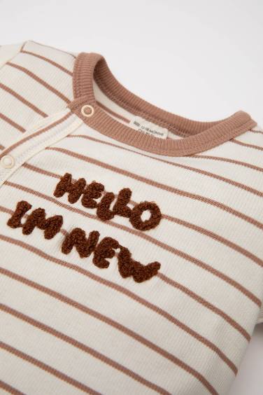 جمبسوت بيبي اولادي حديثي الولادة مخطط بكم طويل