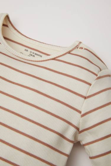 Baby Boy Striped Corduroy Camisole  2 Piece Set
