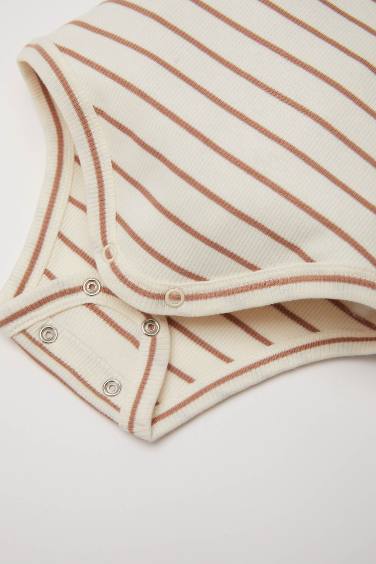 Baby Boy Striped Corduroy Camisole  2 Piece Set