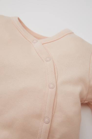 Baby Girl Heart Patterned 2 Pack Jumpsuit