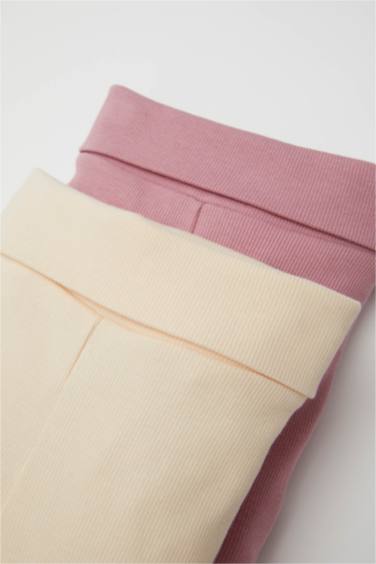 Lot de 2 Leggings pour Bébé Fille