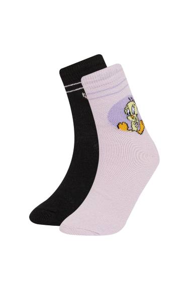 Girl Looney Tunes Licensed 2 piece Short Socks