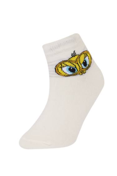 Қыздарға Looney Tunes Лицензиялық мақта 3 қысқа мойын