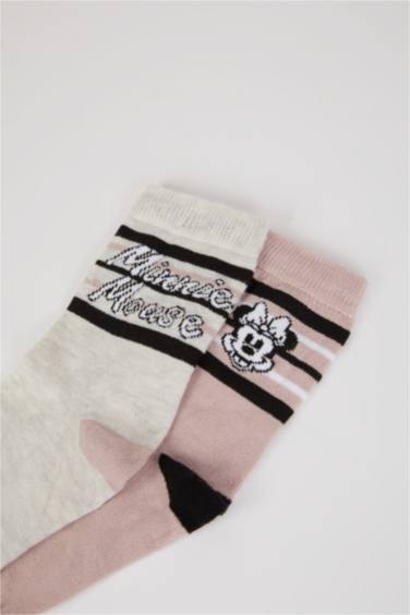 Қыздарға Disney Mickey & Minnie Лицензиялық мақта 2 ұзын мойын