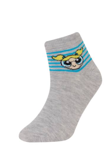 Қыздарға PowerPuff Girls Лицензиялық мақта 3 қысқа мойын