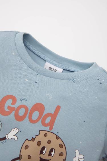 Пижама с принтом для малышей мальчиков