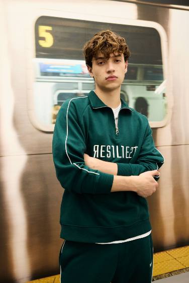 Boxy Fit Long Sleeve Sweatshirt