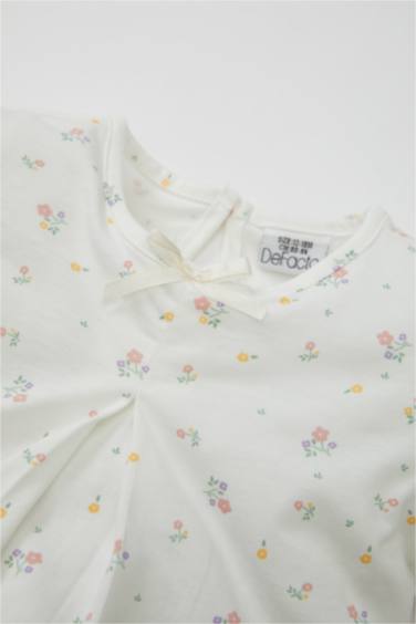 Baby Girl Floral Cotton 2 Piece Pajama Set