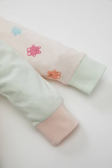 Girl Food Printed Cotton 4 Piece Pajama Set