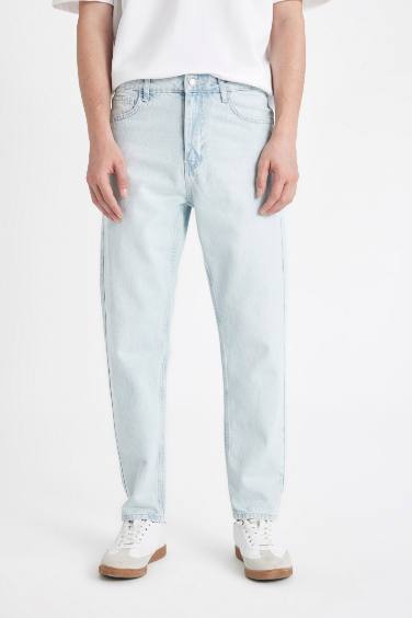 Pantalon Jean Slim Style des Années 90 à Taille Haute avec détails déchirés