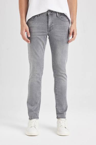 Pantalon Jean Slim Taille Normale Cheville Serrée pour Fille