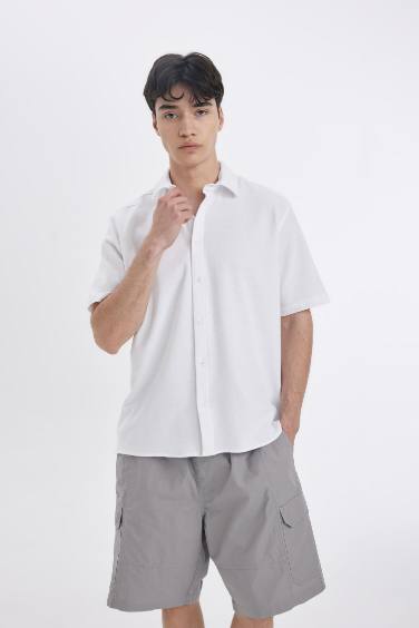 Regular Fit Cotton Short Sleeve Shirt