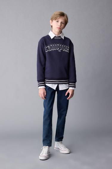 سويت شيرت اولادي اوفر سايز مطبوع