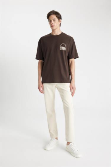 بنطرون جينز قصة مستقيمة وخصر عادي