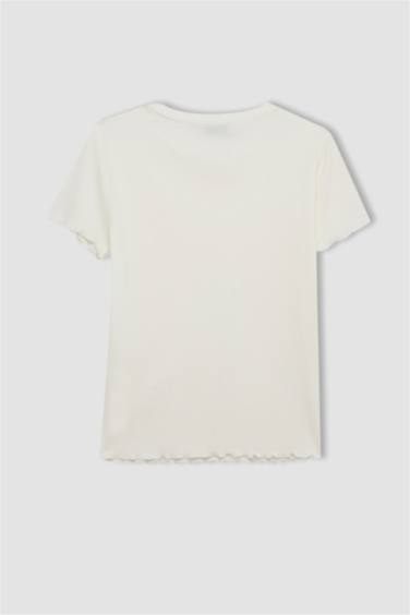 Lot de 2 T-shirts slim basiques à col rond et manches courtes