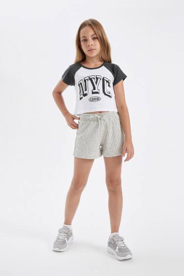 Girl Ribbed Camisole Shorts