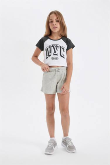 Girl Ribbed Camisole Shorts