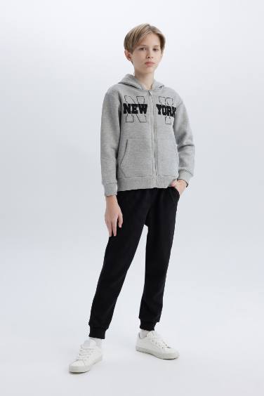 سيت ولادي سويت شيرت وبنطلون بجامة رياضي - قطعتين