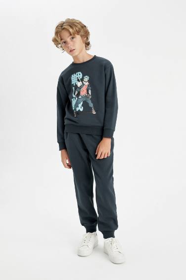 Ensemble Sweat-shirt imprimé et jogging pour Garçon