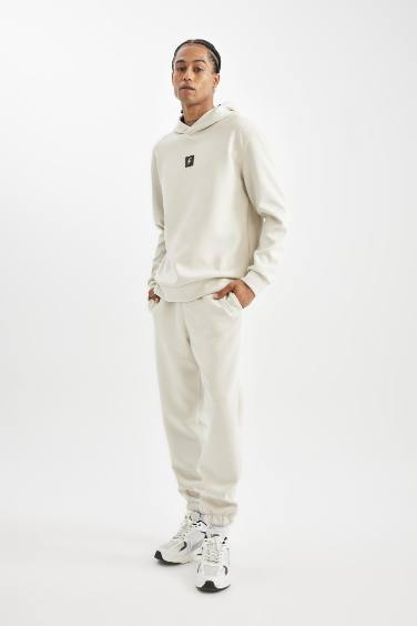 بنطلون سويت بانتس جوجر رياضي قصة عادية من DeFactoFit