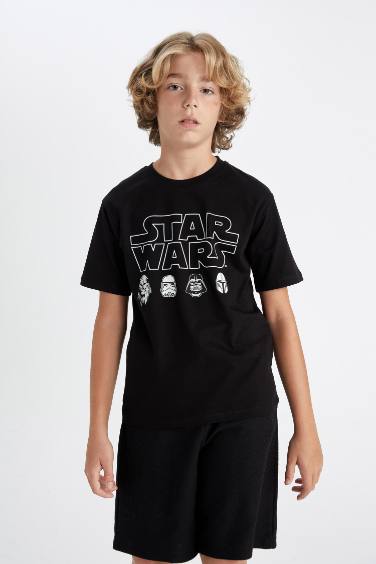 Boy Star Wars Crew Neck Short Sleeve T-Shirt