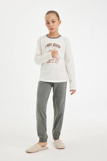 Girl Printed 2 Piece Pajama Set