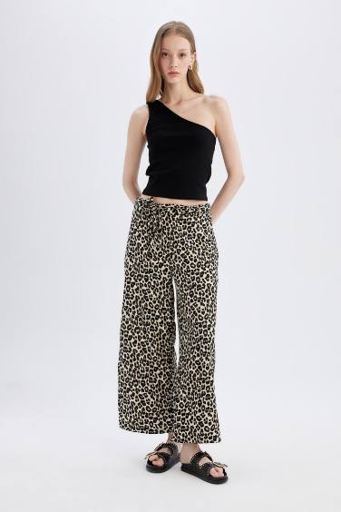 Culotte Fit Wide Leg Capri