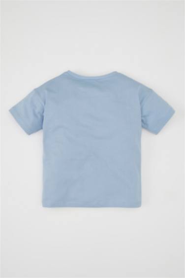 تيشيرت بناتي نص ردن قصة عادية بياخة مستديرة من فروزن