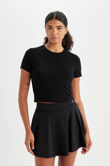 DeFactoFit Crop Sports T-Shirt