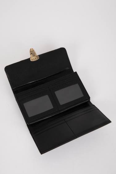 Portefeuille en simili cuir pour femme