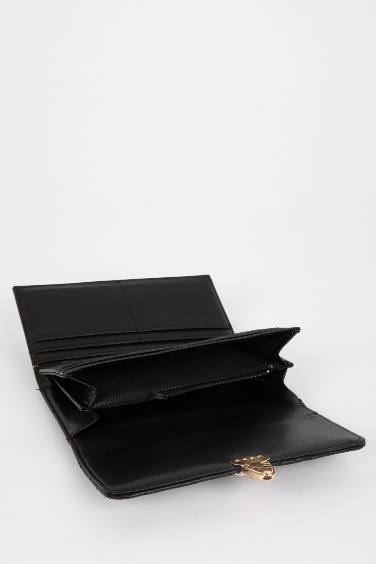 Portefeuille en simili cuir pour femme