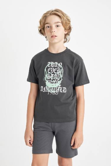 Boy Crew Neck Printed T-Shirt