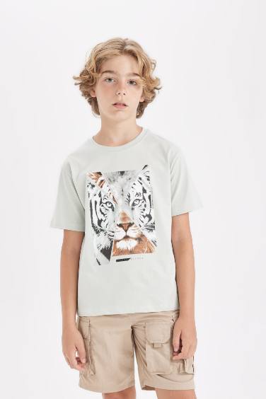 Boy Crew Neck Printed T-Shirt