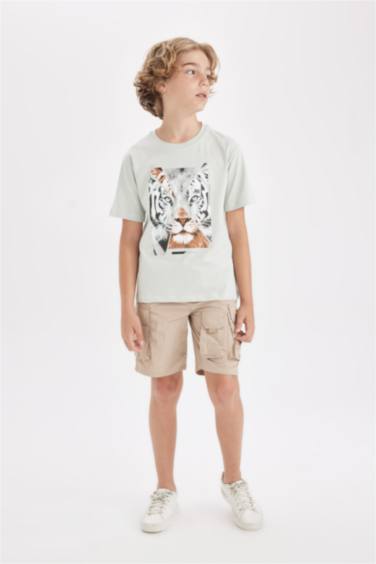 Boy Crew Neck Printed T-Shirt