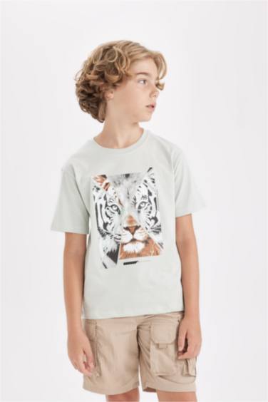 Boy Crew Neck Printed T-Shirt