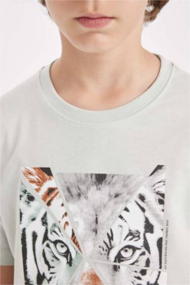 Boy Crew Neck Printed T-Shirt